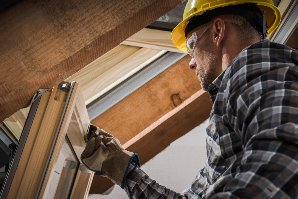 Volets bois exterieurs peints fenetre facade maison