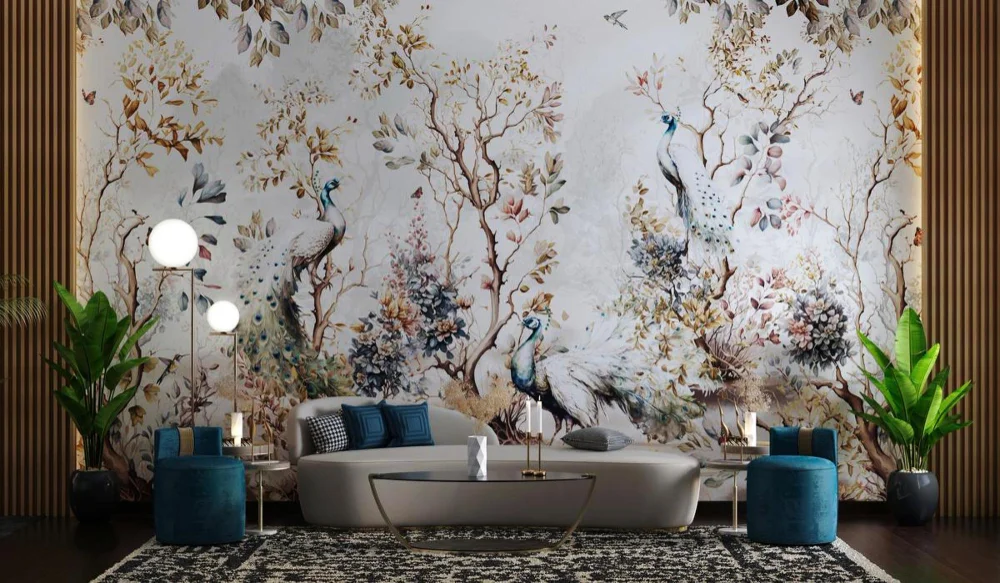 Pose de papier peint haut de gamme à Paris : artisan décorateur pour pose de papier peint panoramique et luxe. Finition de prestige par Projet Élégance, devis gratuit 75.